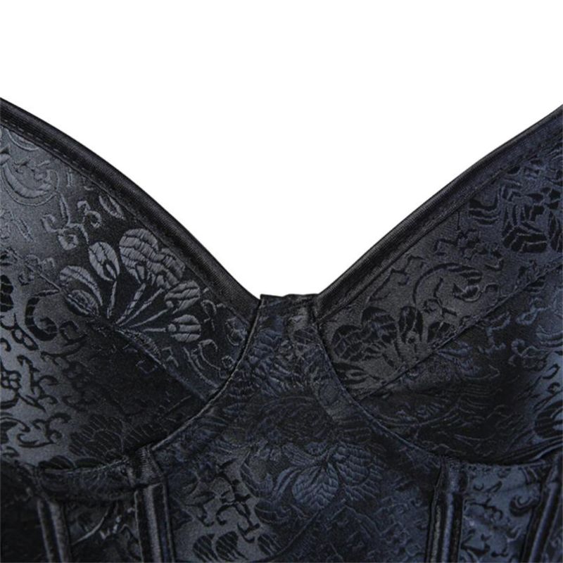 Bustier au style romantique gothique