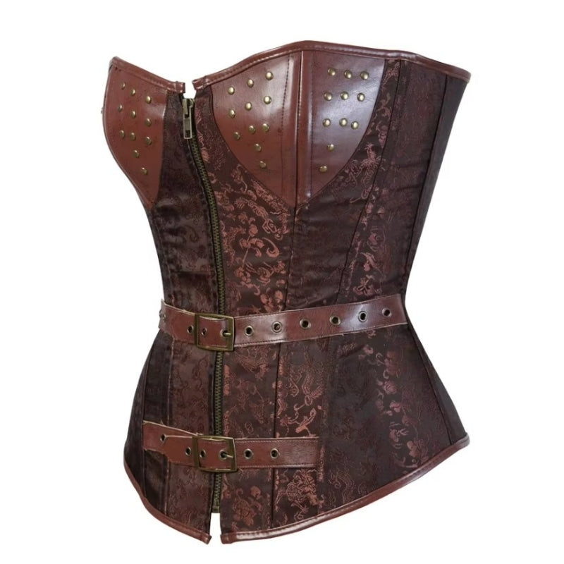 Bustier corset de style steampunk
