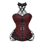 Bustier de style steampunk gothique