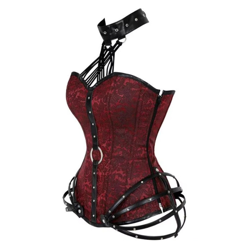 Bustier gothique au style steampunk