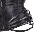 Bustier steampunk de style gothique