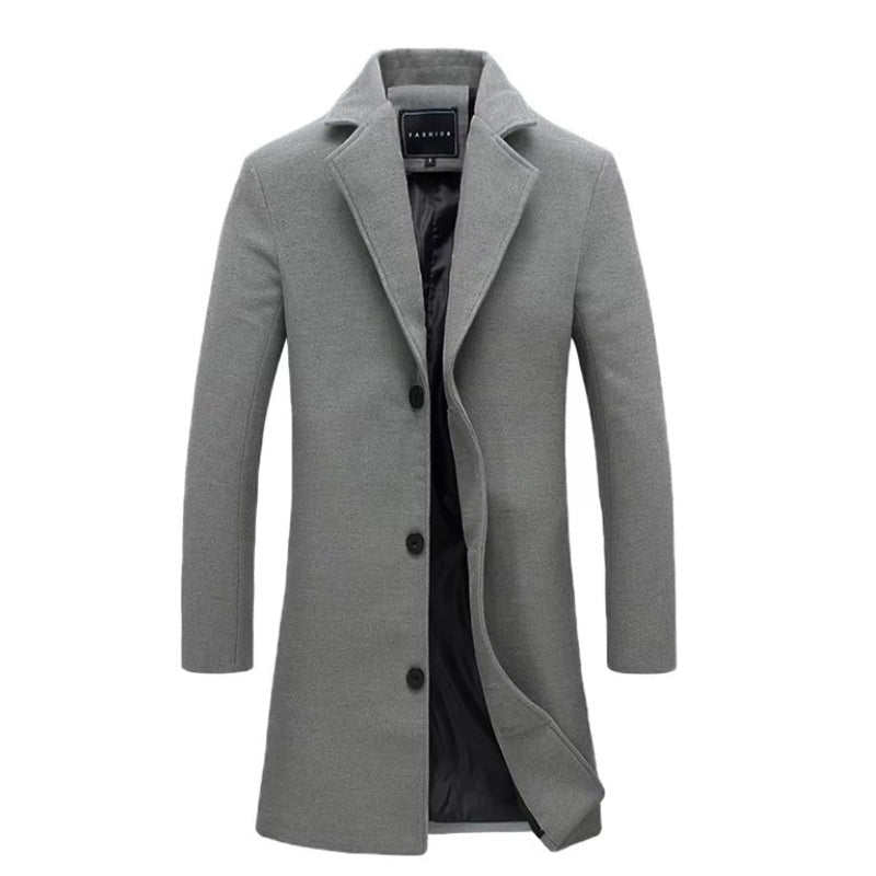 Caban pour homme au format long