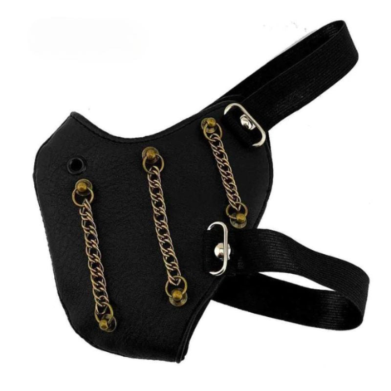 Cache-bouche d’inspiration steampunk