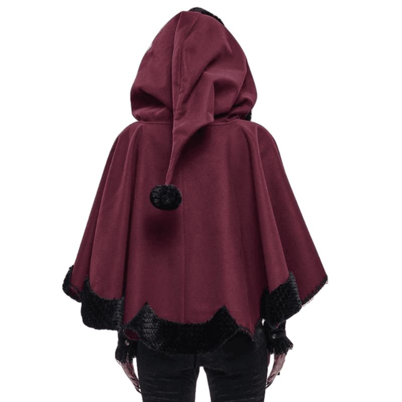 Cape féminine courte de style victorien