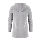 Cardigan à capuche de style masculin