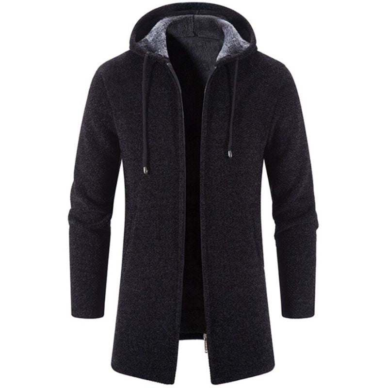 Cardigan à capuche destiné aux hommes