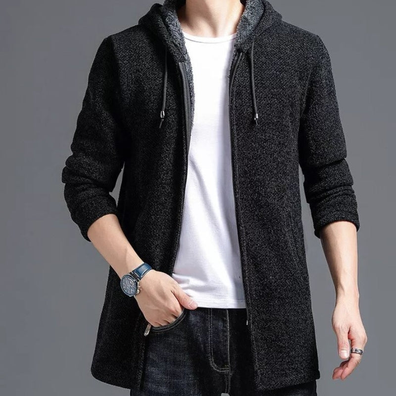 Cardigan avec capuche pour homme
