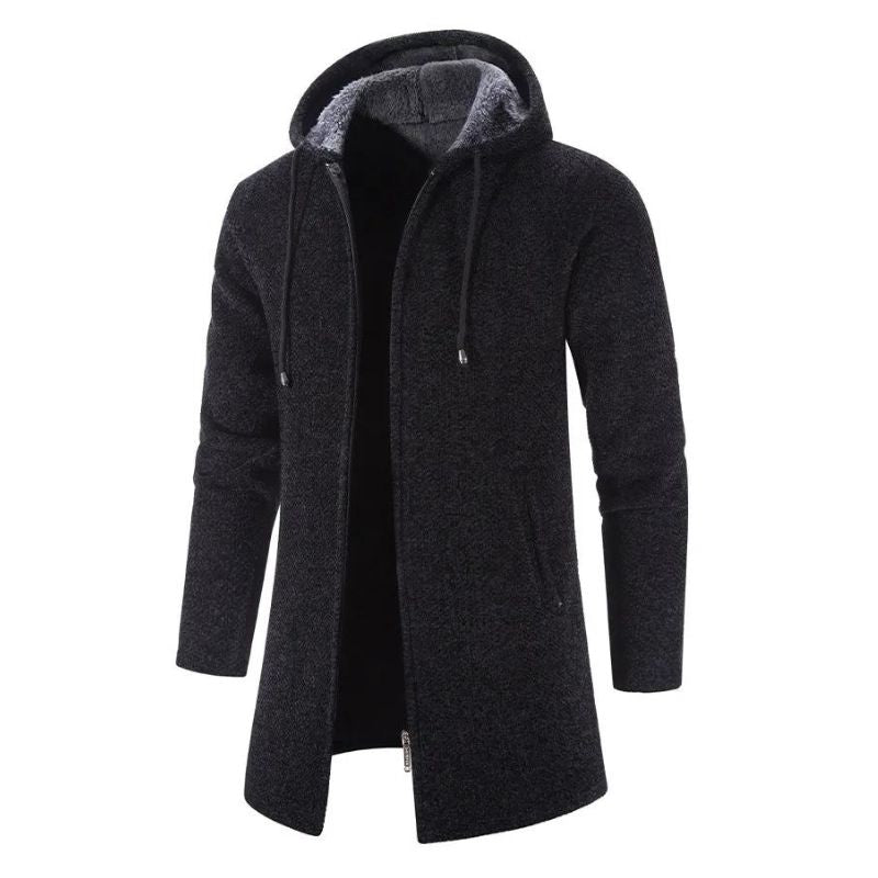 Cardigan homme à capuche