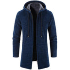 Cardigan homme avec une capuche