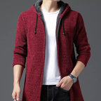 Cardigan pour homme avec capuche
