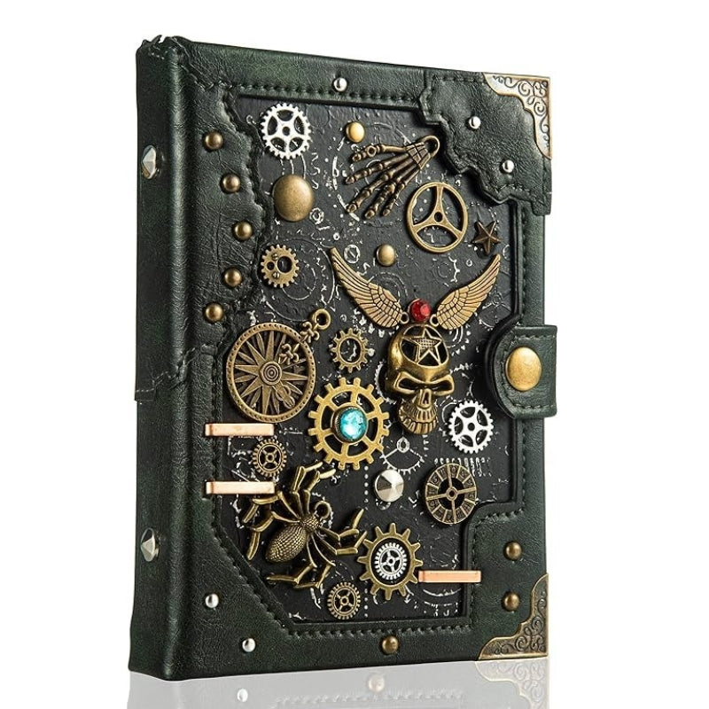 Carnet de notes de style steampunk
