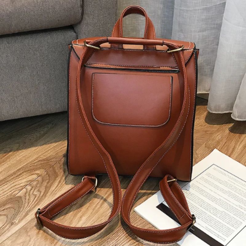 Cartable de style steampunk réalisé en PU
