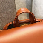 Cartable en PU d'inspiration steampunk