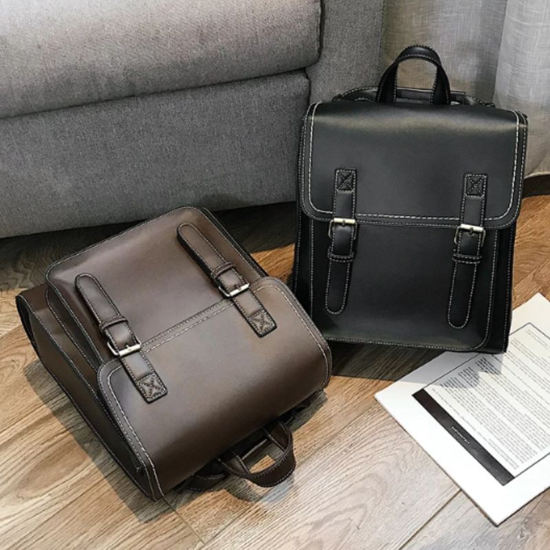 Cartable steampunk en matière PU