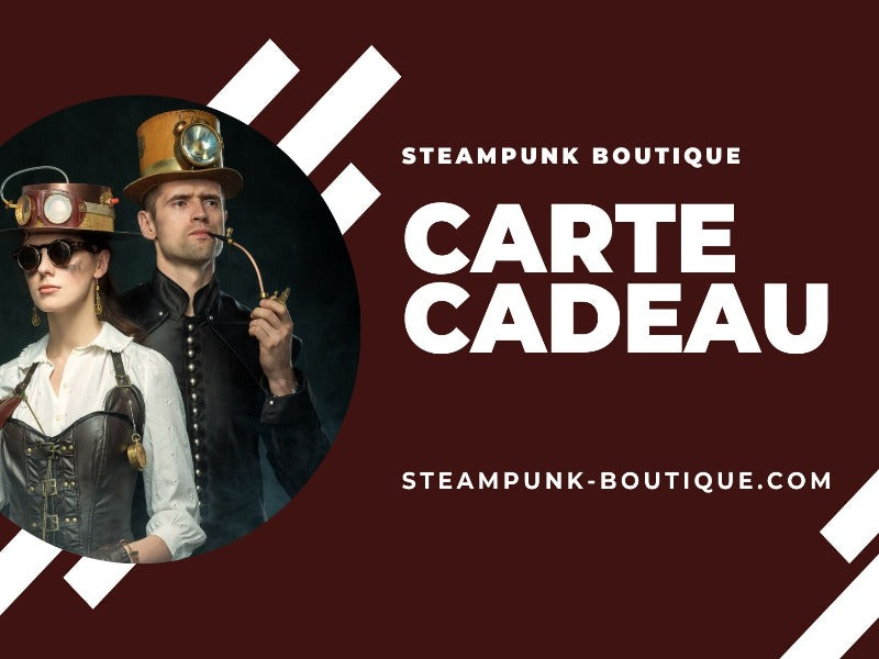 Carte cadeau au style steampunk
