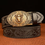 Ceinture à boucle esprit cowboy
