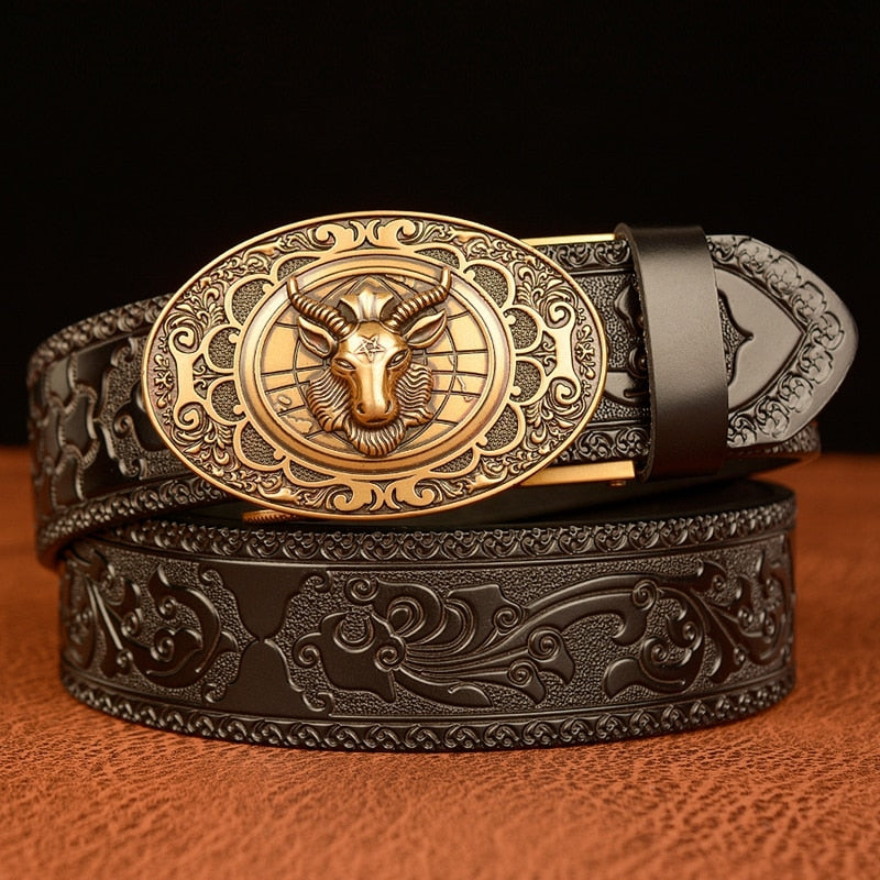 Ceinture à boucle esprit cowboy