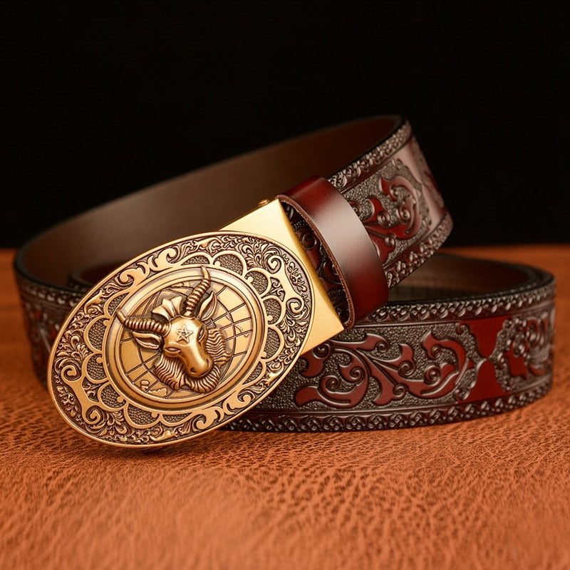 Ceinture avec boucle de style cowboy