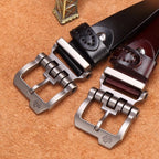 Ceinture cuir pour homme au style steampunk
