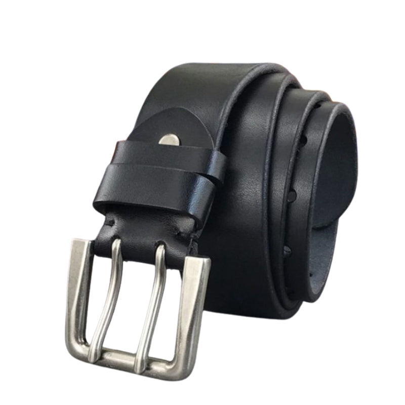 Ceinture dotée d'un double ardillon pour homme