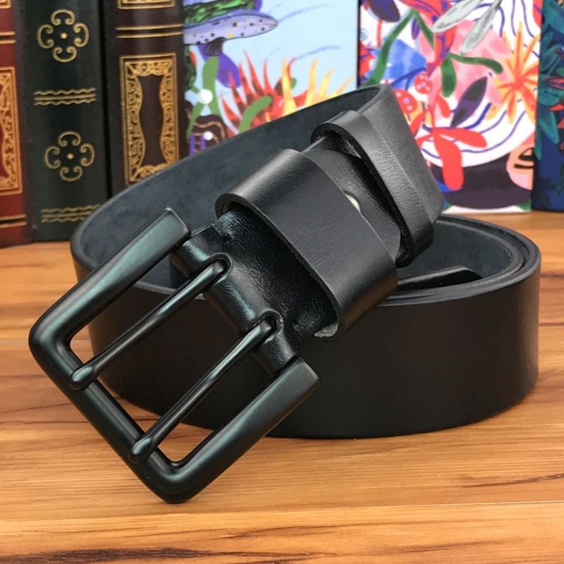 Ceinture masculine avec double ardillon