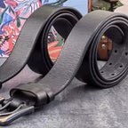 Ceinture masculine dotée d'un double ardillon