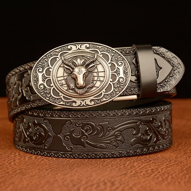 Ceinture ornée d’une boucle cowboy
