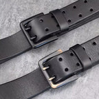 Ceinture pour homme à double ardillon