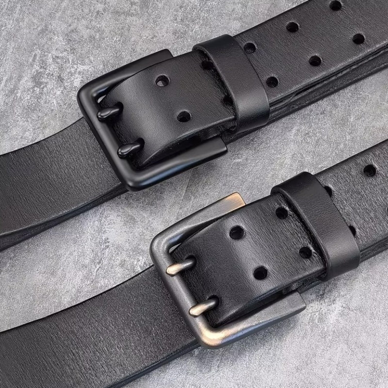 Ceinture pour homme à double ardillon