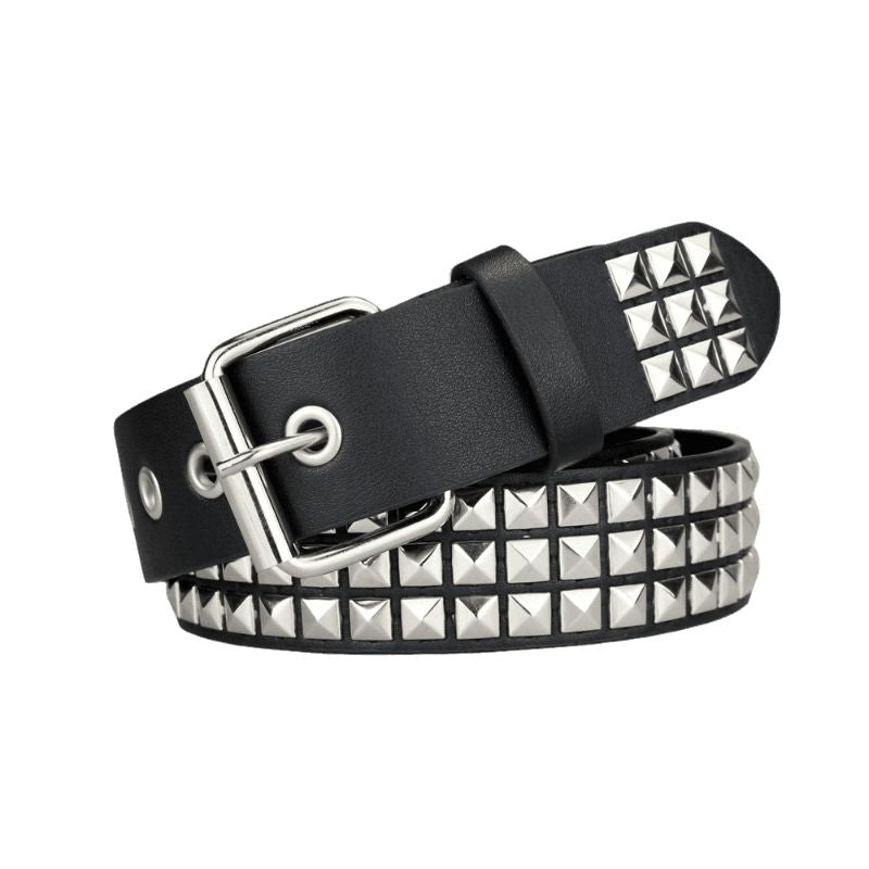Ceinture punk ornée de clous