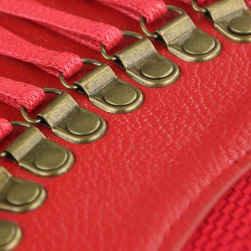 Ceinture rouge façon corset steampunk