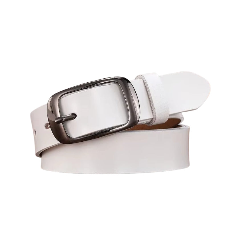 Ceinture steampunk blanche en simili