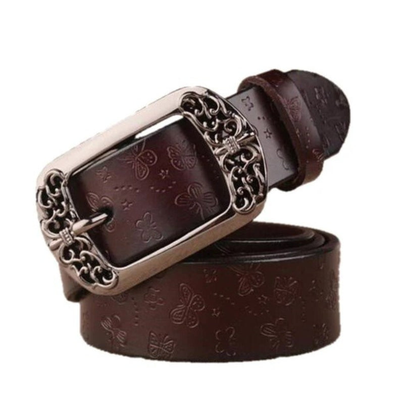 Ceinture style steampunk en simili pour femme