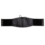 Ceinture style steampunk serre-taille en simili PU
