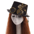 Chapeau avec lunettes steampunk