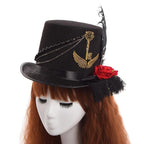 Chapeau Belle Époque au style steampunk