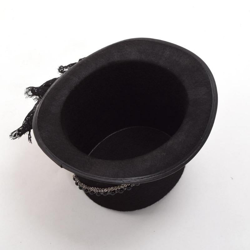 Chapeau Belle Époque d'esthétique steampunk
