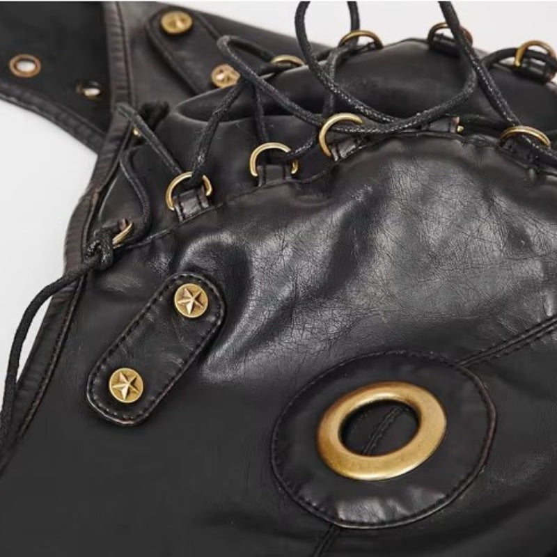 Chapeau d'aviateur à l'esthétique steampunk