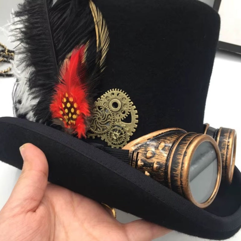 Chapeau d'inspiration steampunk Ada Lovelace