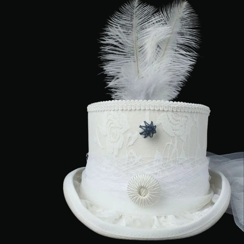 Chapeau de mariée steampunk