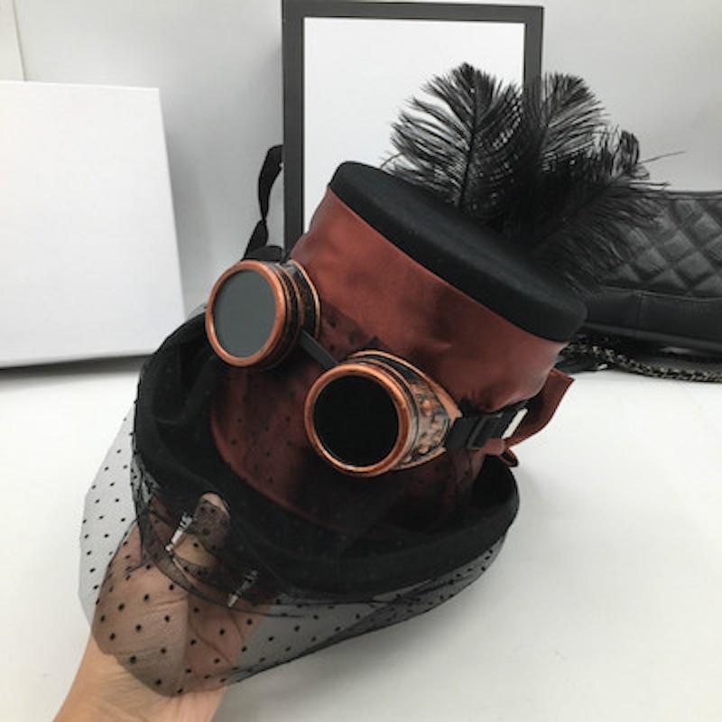 Chapeau de style steampunk à voile