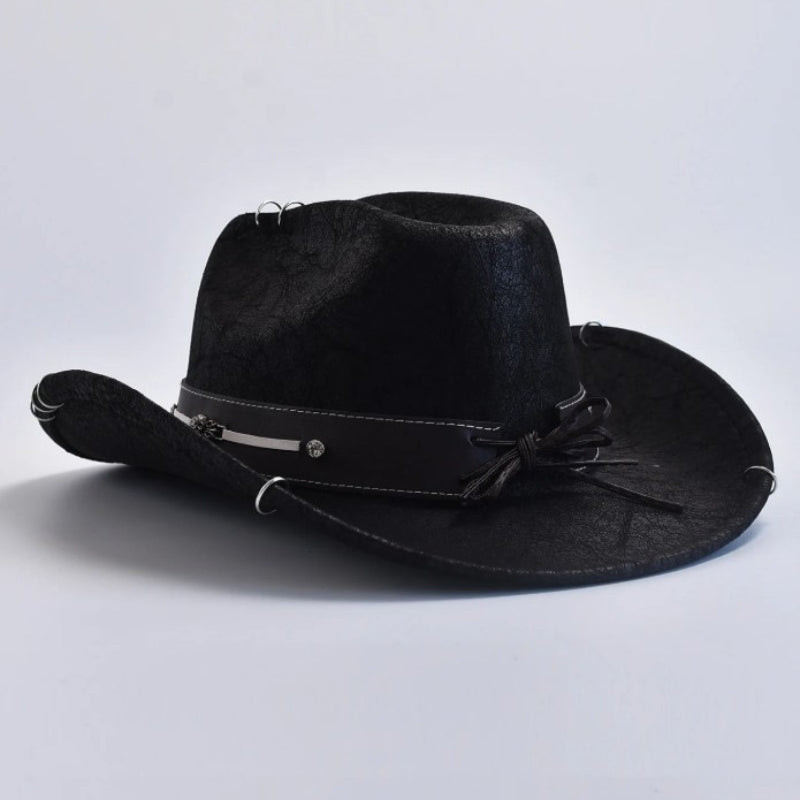 Chapeau d’inspiration Far West et steampunk