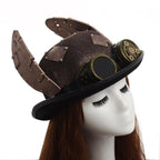 Chapeau d’inspiration steampunk avec oreille de lapin