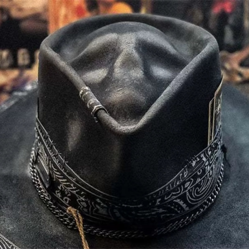 Chapeau d’inspiration steampunk pour cowboy