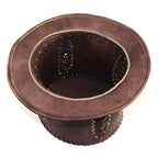 Chapeau façon steampunk conçu en PU