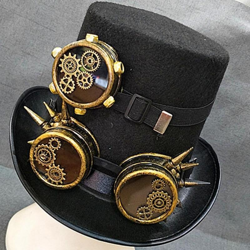 Chapeau Gothica de style steampunk