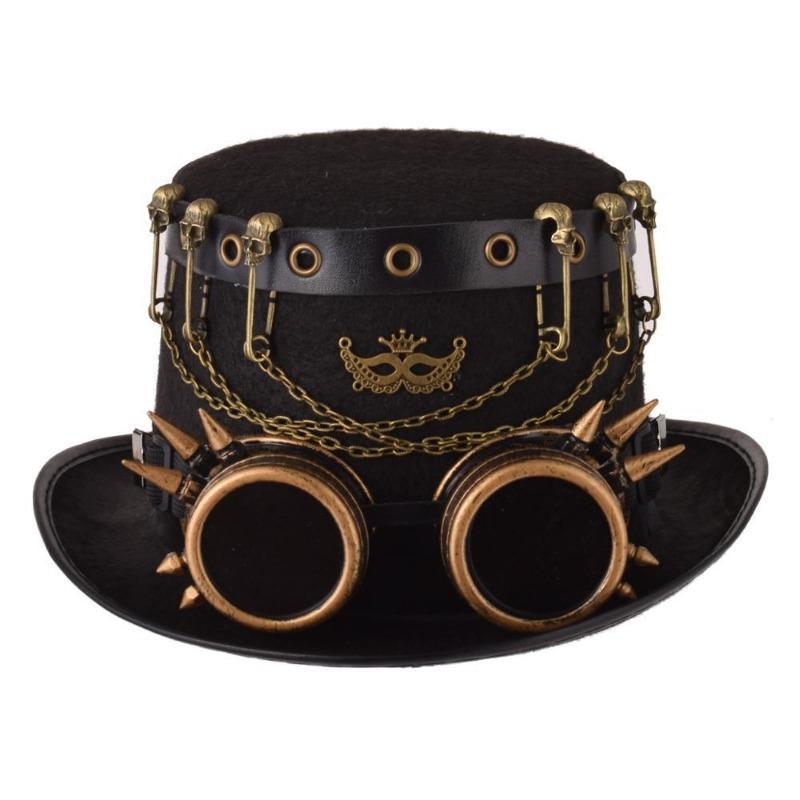 Chapeau haut de forme cabaret steampunk