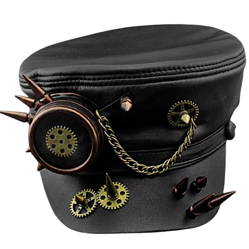 Chapeau militaire steampunk