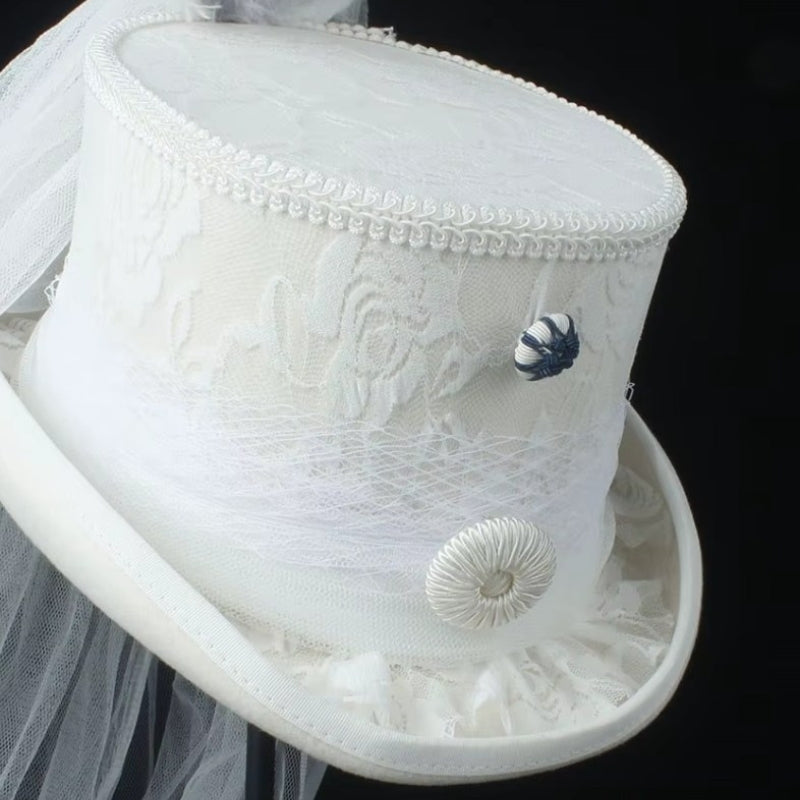 Chapeau nuptial au style steampunk