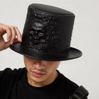 Chapeau skull steampunk